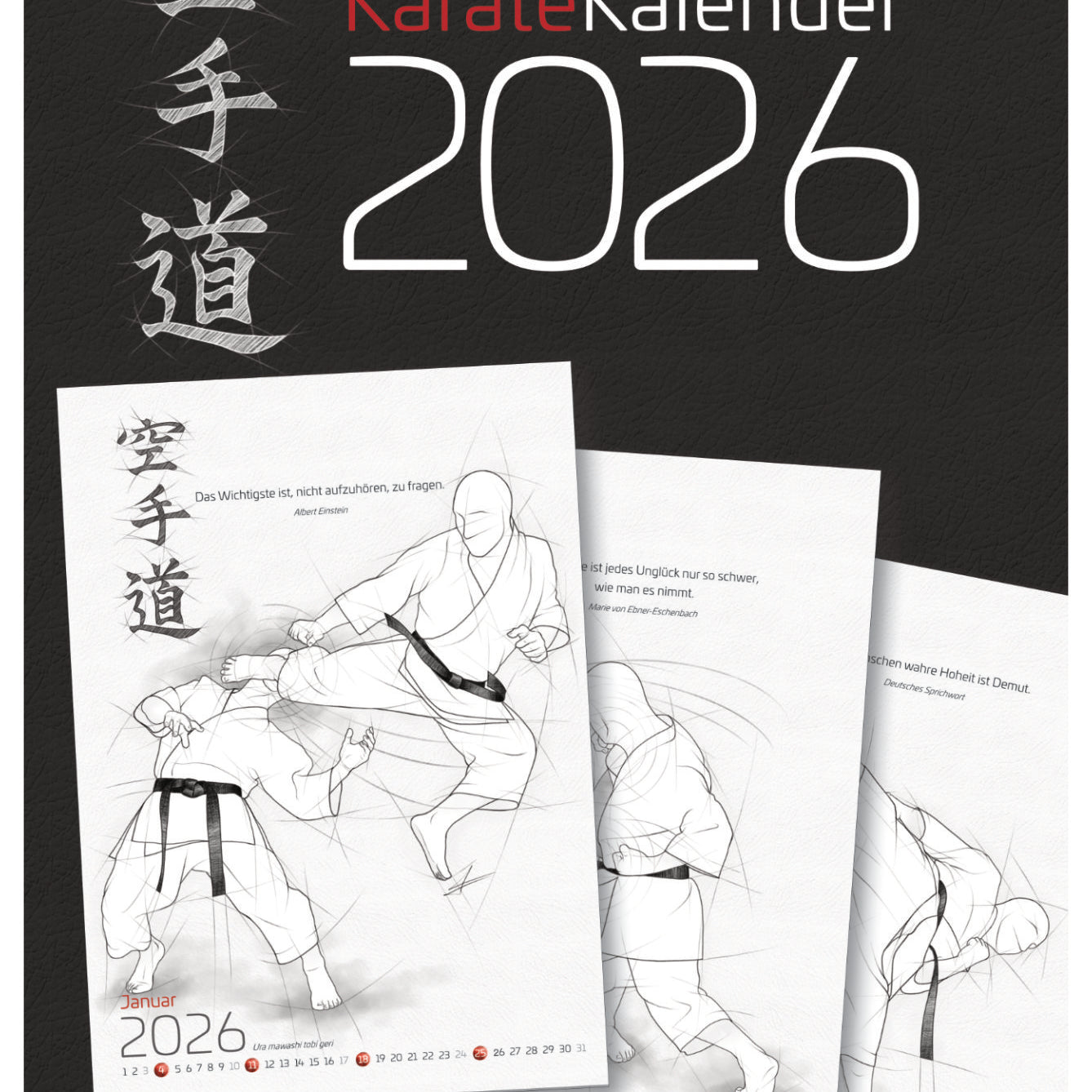 Karate 2026 – Wandkalender für alle Karateka