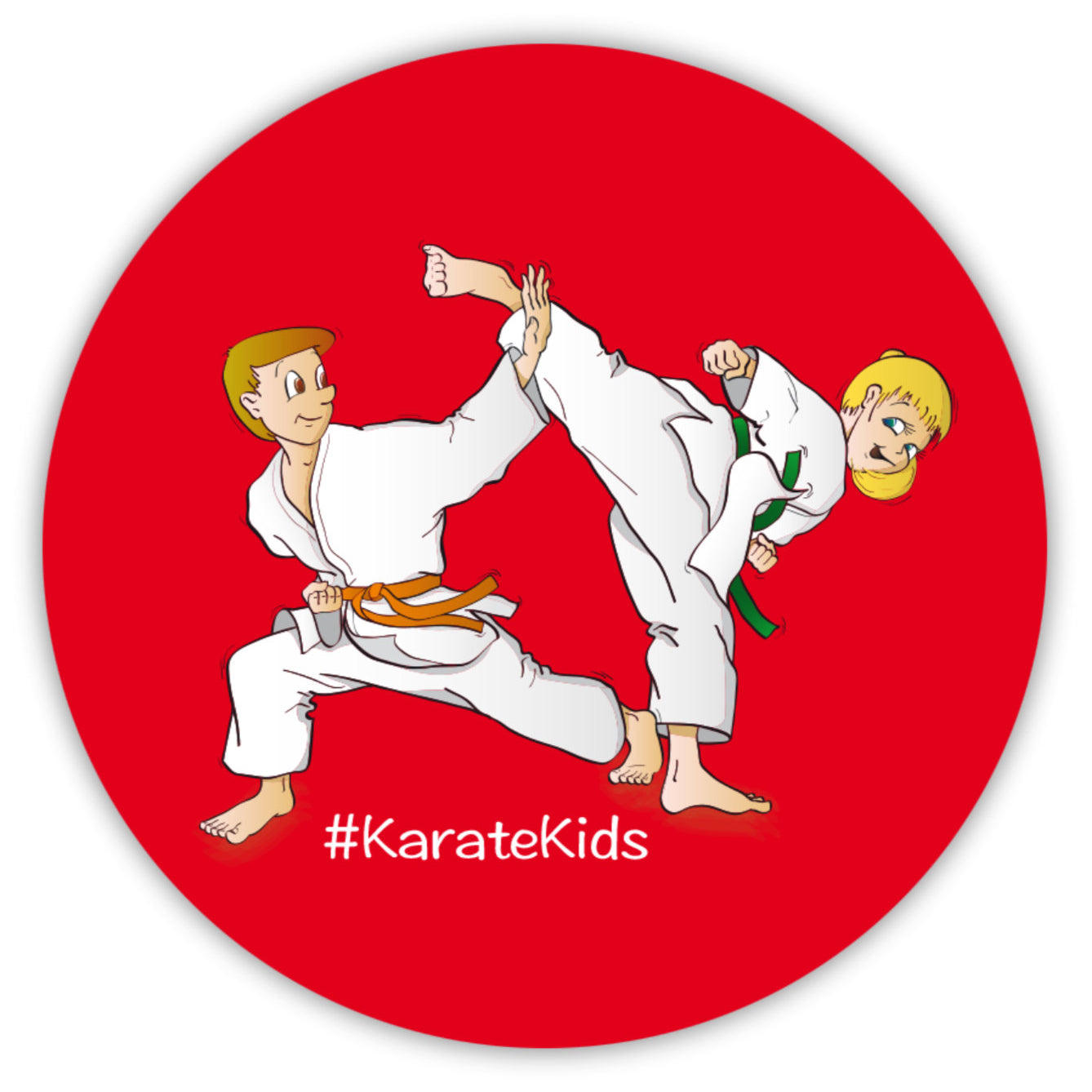 Karate Kids Sticker – für Kinder