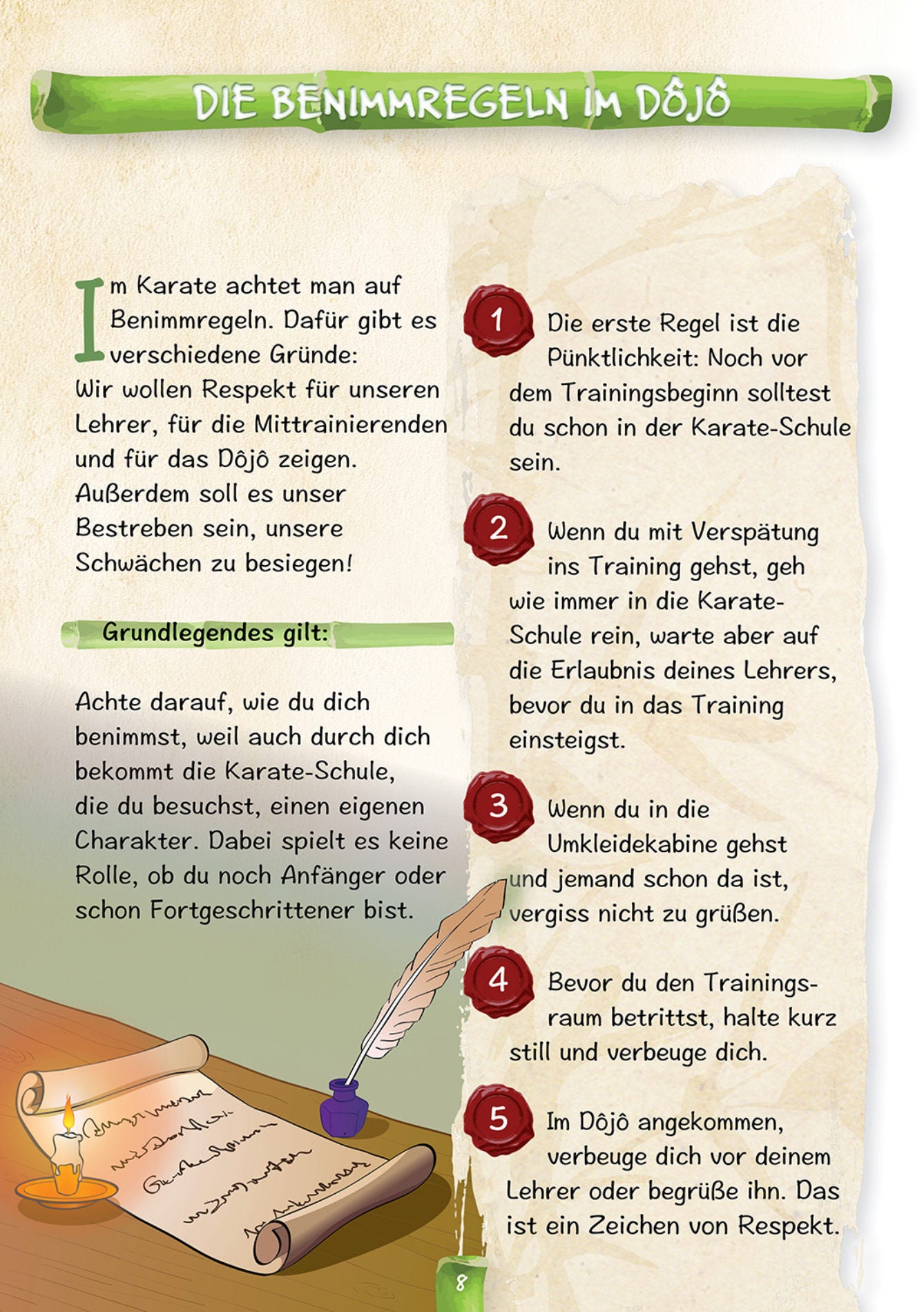 Mein Karate Heft – Lernhilfe für Kinder