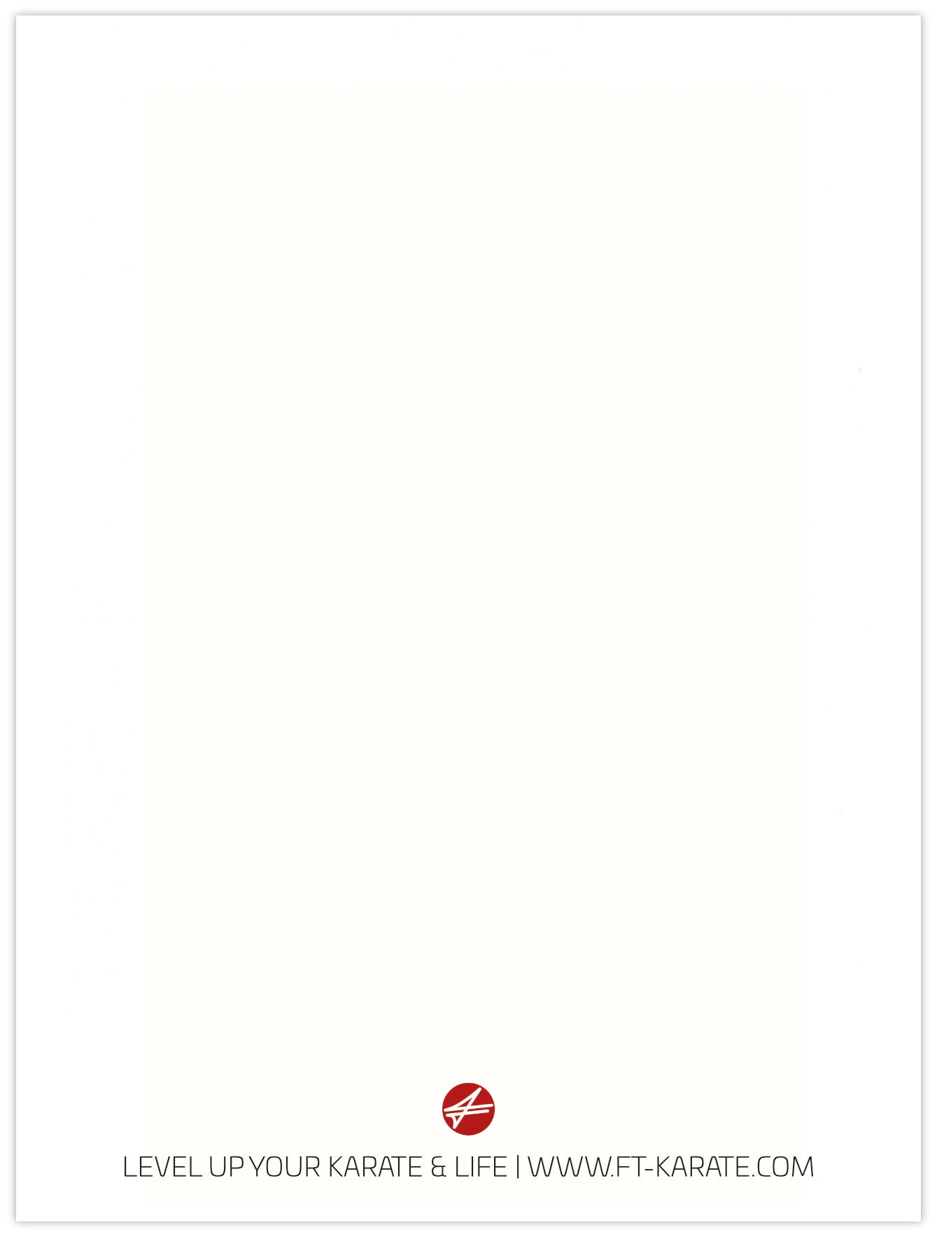 Age uke oi komi – einfache Grußkarte für alle Karateka