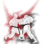 Karate Aquarell | Das Aquarell-Poster ist ideal für alle Karateka die eine kunstvolle und gleichzeitig lebendige Karate-Dekoration suchen, die jeden Raum mit einer kreativen Atmosphäre bereichert. Perfekt für Zuhause und Karate-Schulen/-Vereine.