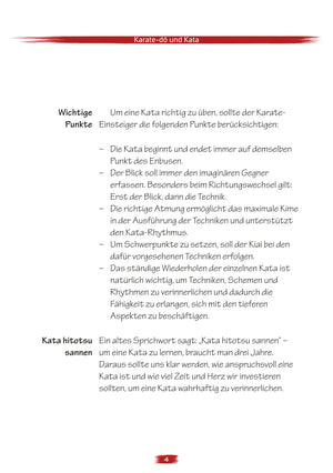 🇩🇪 Booklet sample | Kata up to yellow belt 