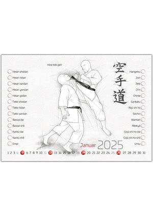🇩🇪 Tischkalender | Kata des Monats 2025