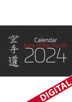 🇬🇧 Digital Calendar Set | Karate & Kata of the month 2024