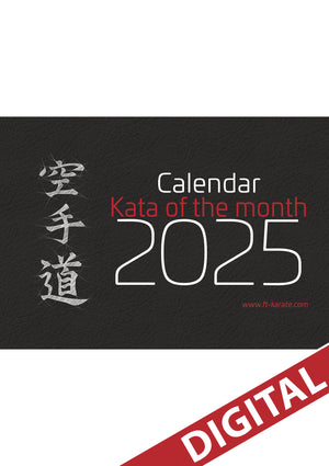 🇬🇧 Digital-Kalender-Set | Karate & Kata des Monats 2025