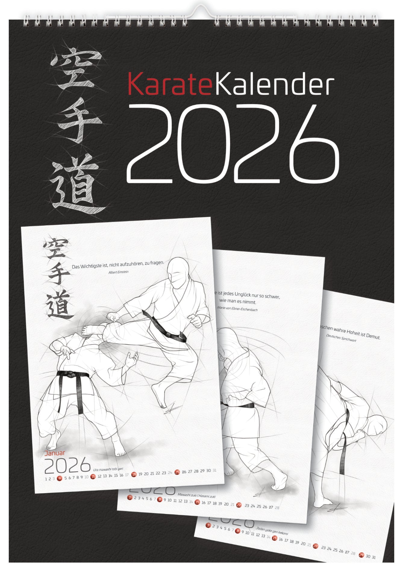 Karate 2026 – Wandkalender für alle Karateka