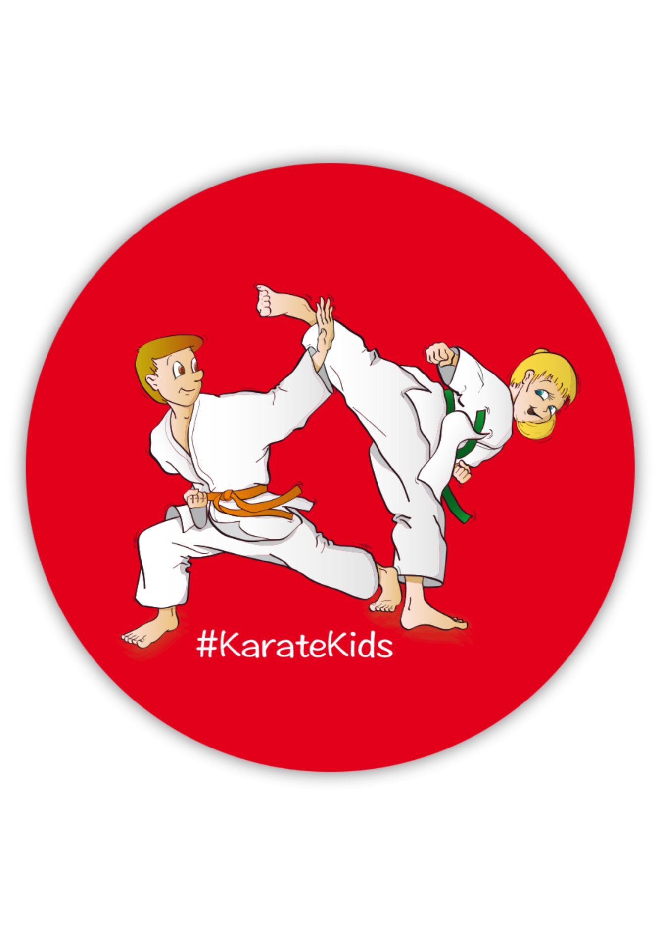 Karate Kids Sticker – für Kinder