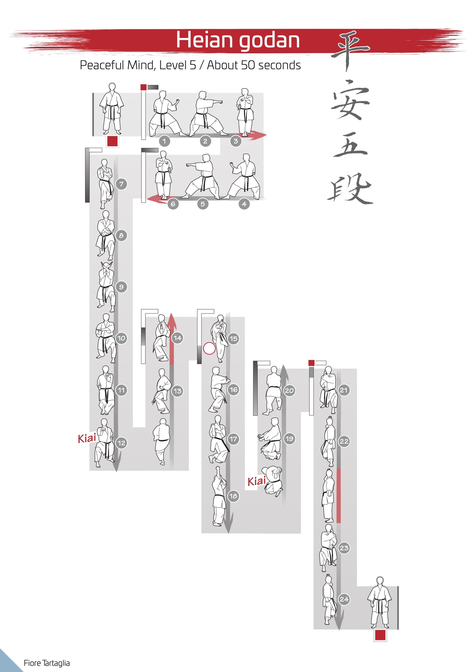 The 26 Shotokan Kata at a glance - Digital book for all karateka