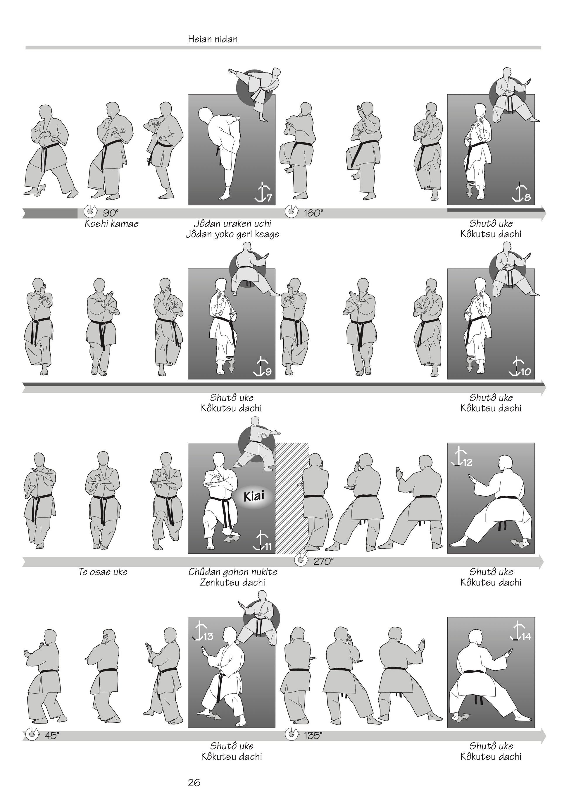 Shotokan Kata up to black belt - Book for Kyu grades